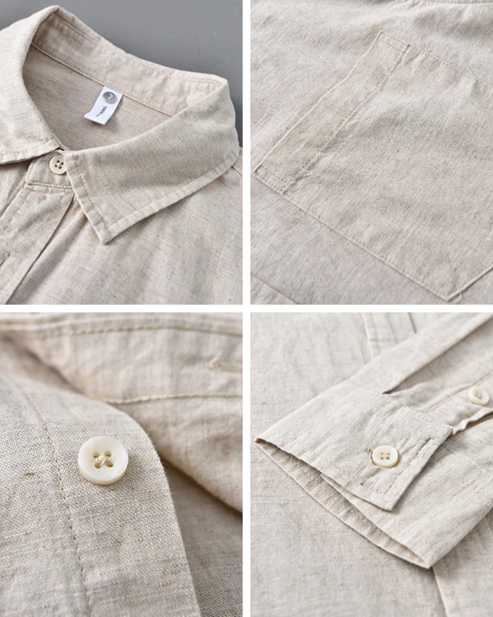 Camicia in lino Doha