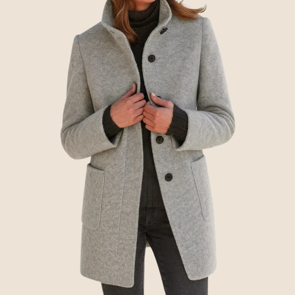 Eleonora | Cappotto in lana di taglio midi