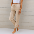 Greta | Pantaloni in lino elasticizzati per donna (1 acquistato, 1 REGALATO)