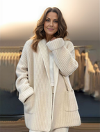 Cardigan a Maglia con Tasche
