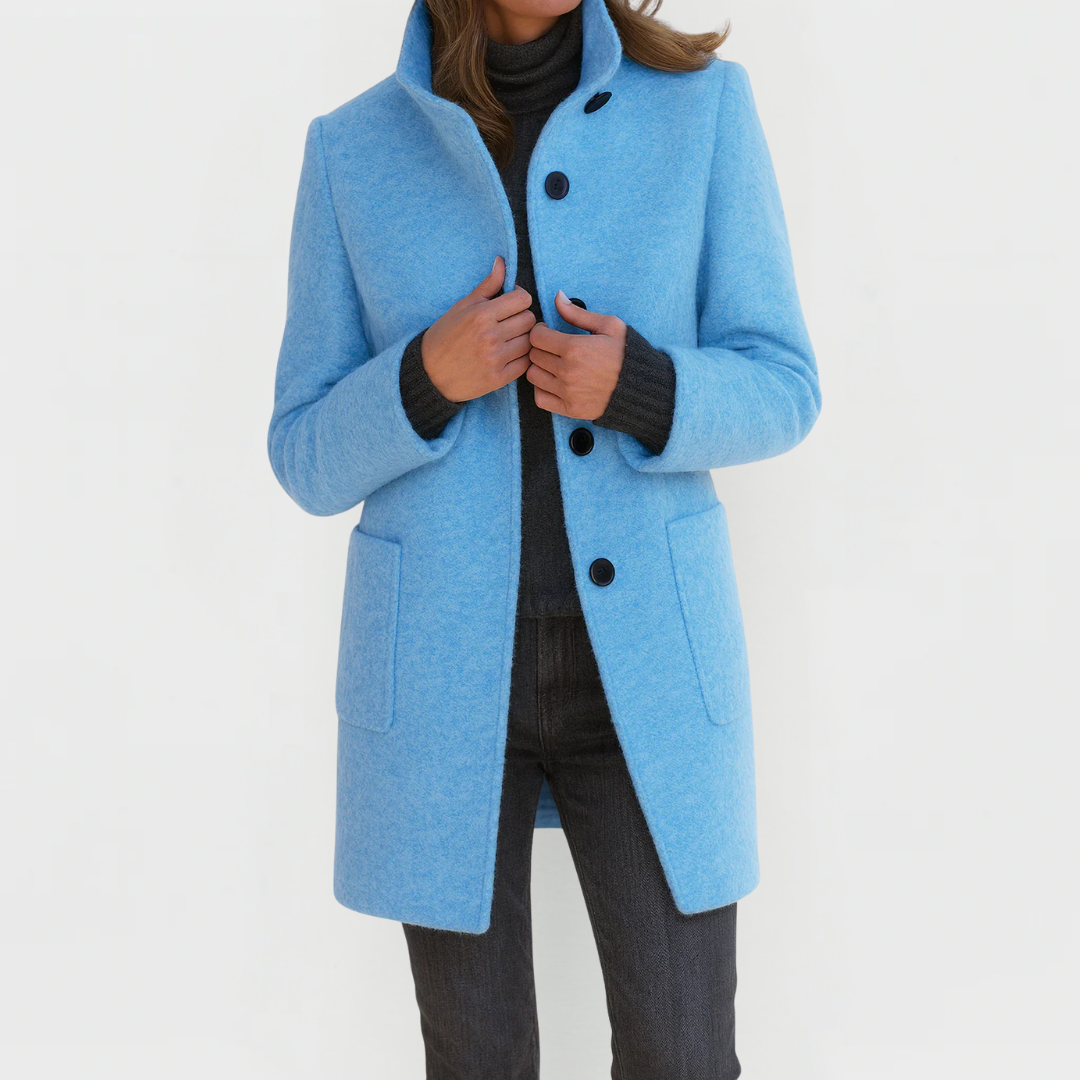 Eleonora | Cappotto in lana di taglio midi