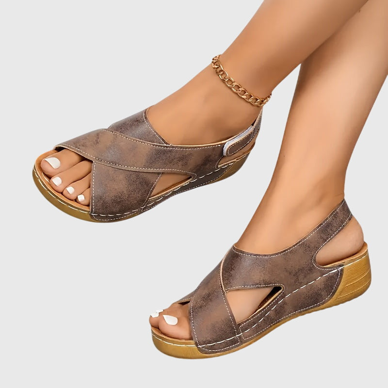 Angelina™ | Sandali in Camoscio con Suola Comfort