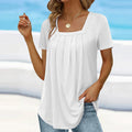 Alba | Blusa fluida con scollatura quadrata