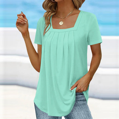 Alba | Blusa fluida con scollatura quadrata