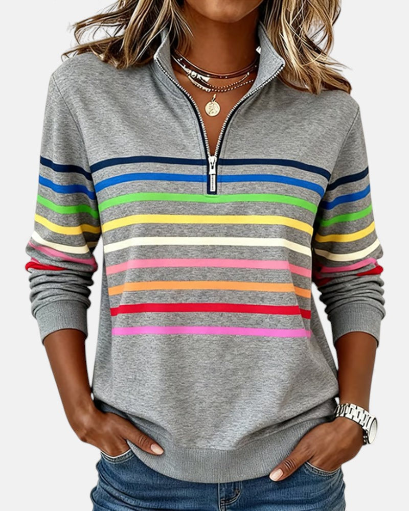 Irene | Maglione a righe confortevole