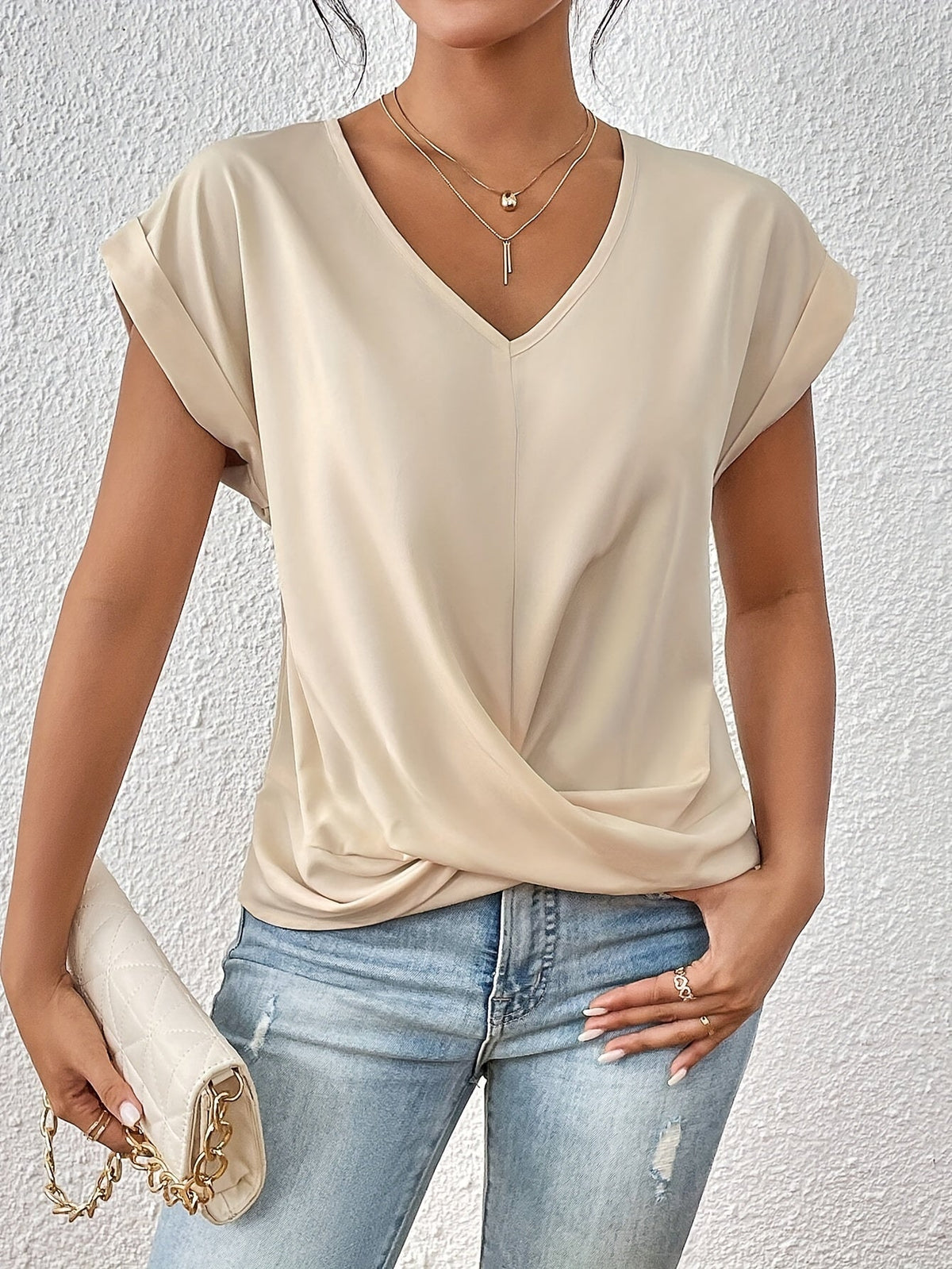 Chiara | Blusa casual con scollo a cuore