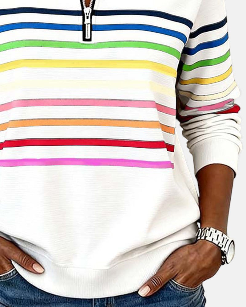 Irene | Maglione a righe confortevole