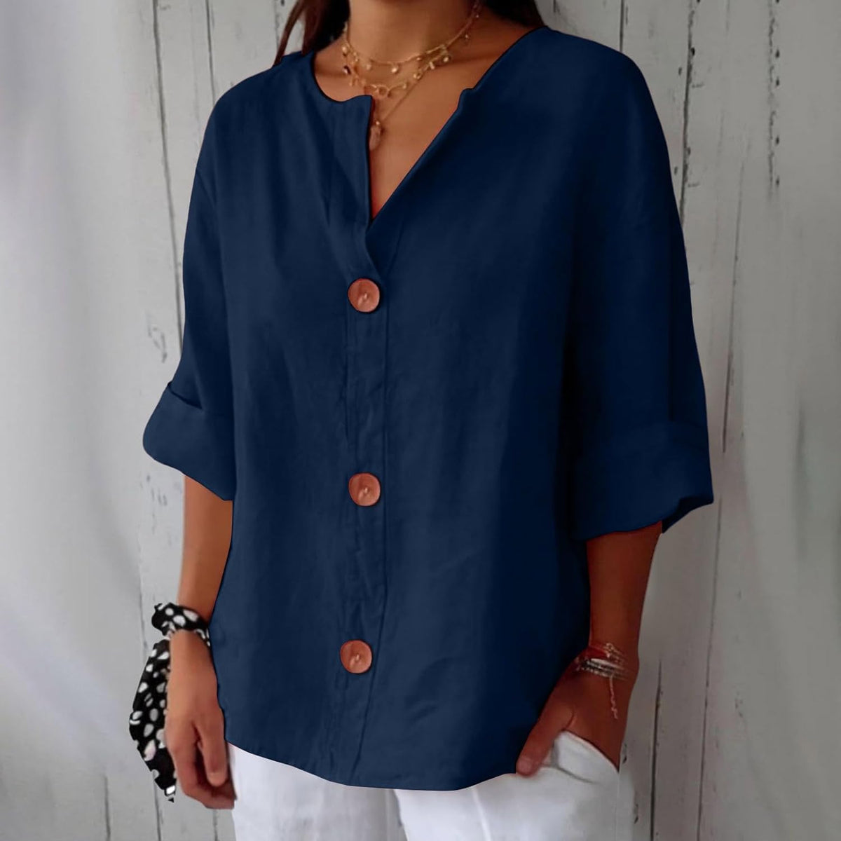Noa | Blusa in lino casual