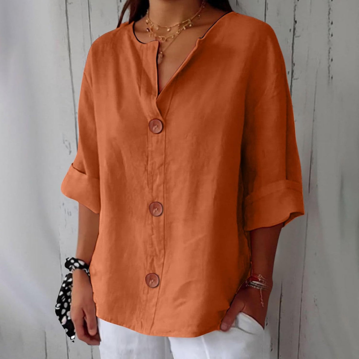 Noa | Blusa in lino casual