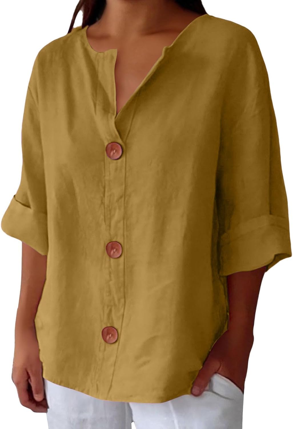 Noa | Blusa in lino casual
