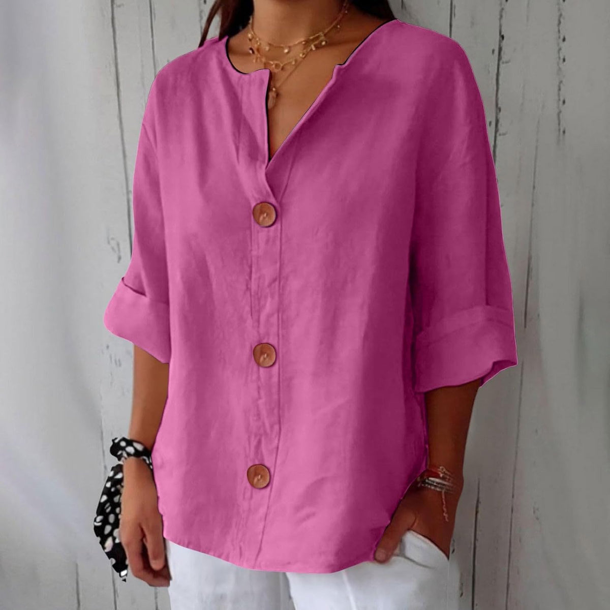 Noa | Blusa in lino casual