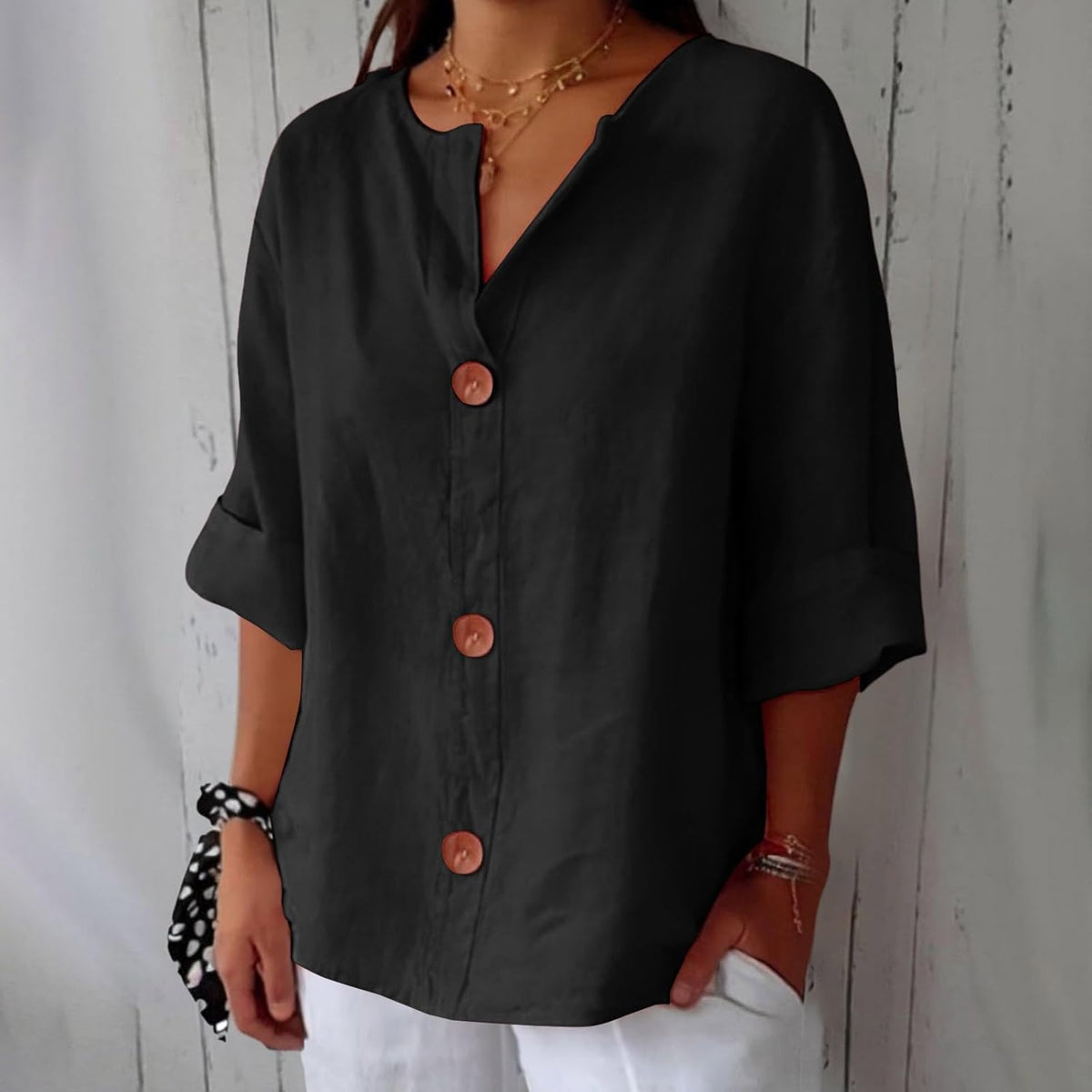 Noa | Blusa in lino casual