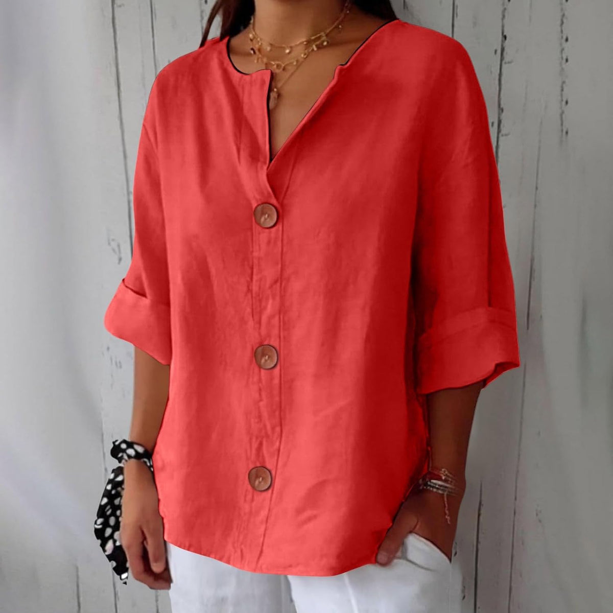 Noa | Blusa in lino casual