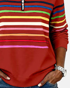 Irene | Maglione a righe confortevole
