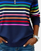 Irene | Maglione a righe confortevole