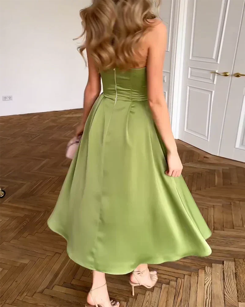 Liora | Abito Midi Elegante a Bustier