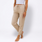 Greta | Pantaloni in lino elasticizzati per donna (1 acquistato, 1 REGALATO)