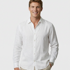 Camicia casual in lino