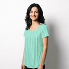 Alba | Blusa fluida con scollatura quadrata