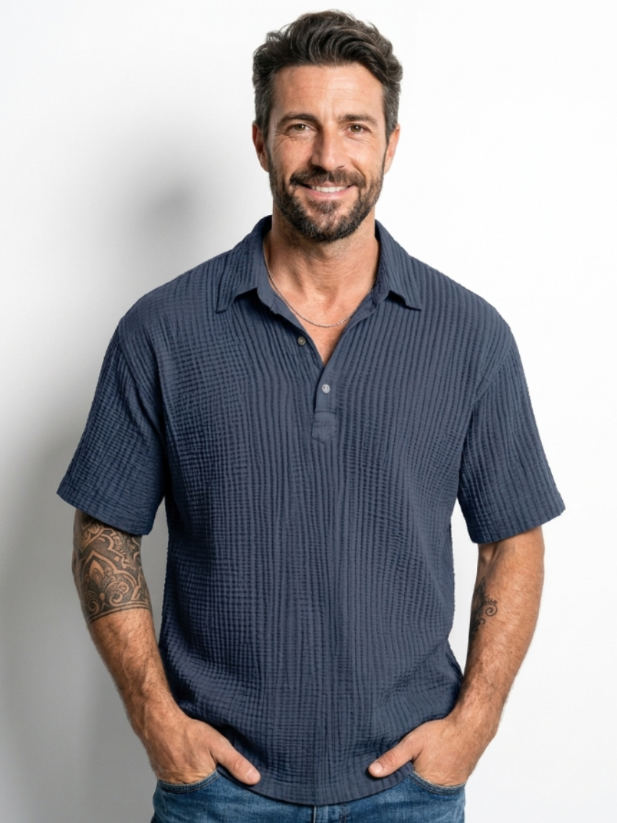 Adriano | Camicia estiva retro per uomo (Acquista 1, ricevi 1 GRATIS)