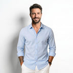 Mitchel | Camicia elastica senza pieghe per uomo