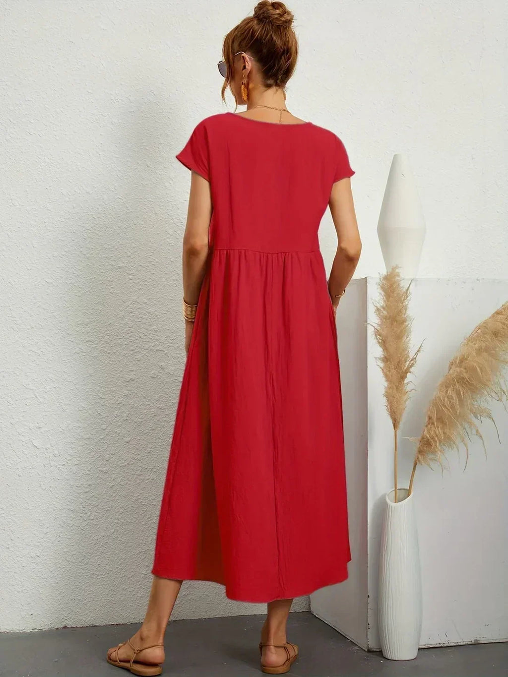 Aria | Abito midi fluido dall'eleganza senza tempo