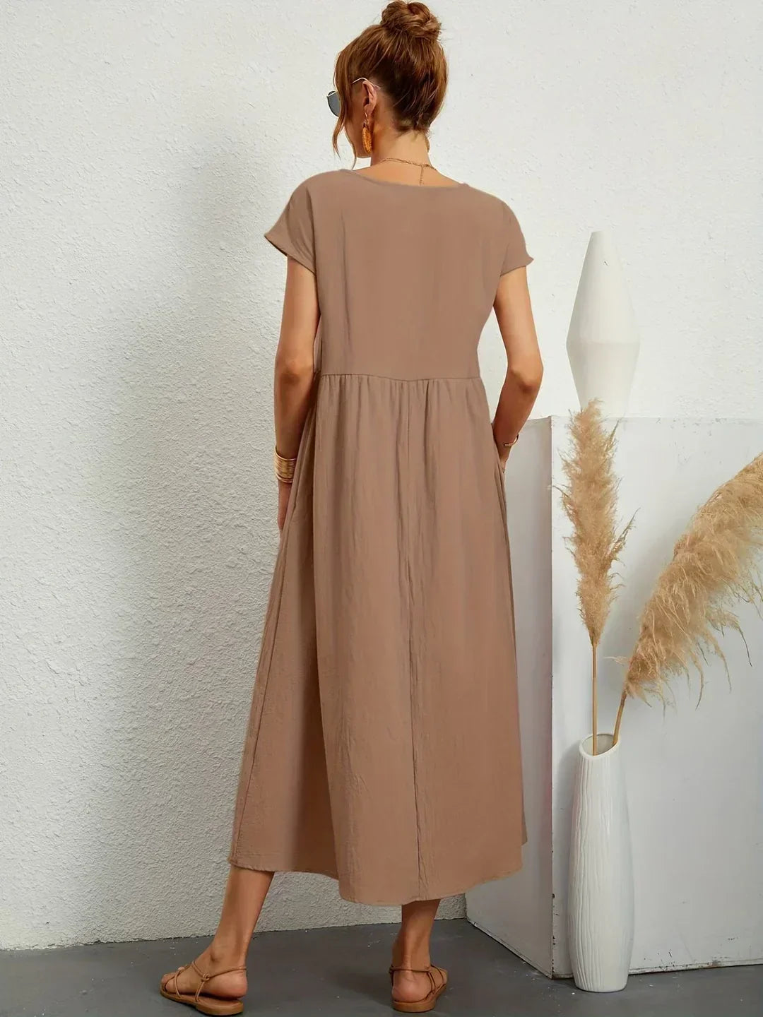 Aria | Abito midi fluido dall'eleganza senza tempo