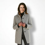 Eleonora | Cappotto in lana a taglio midi