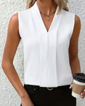 Adriana | Top casual ampio con scollo a V