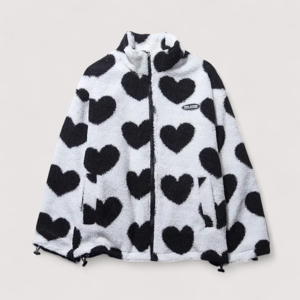 Cuore | Giacca reversibile a cuori