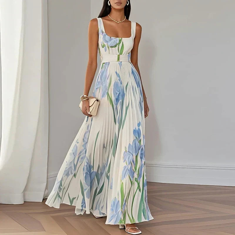 Oriah | Abito Maxi Linea A Fiorito