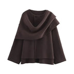 Cappotto con Collo a Scialle