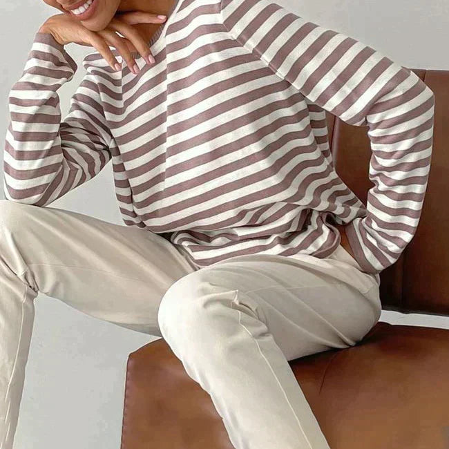 Riviera | Elegante T-shirt Maniche Lunghe per Donna