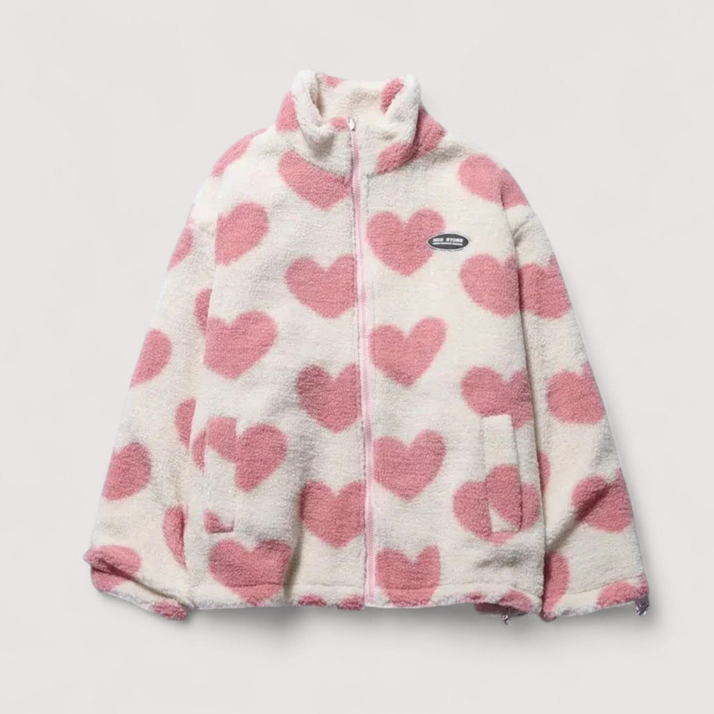 Cuore | Giacca reversibile a cuori