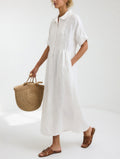 Iris | Abito camicia fluido estivo