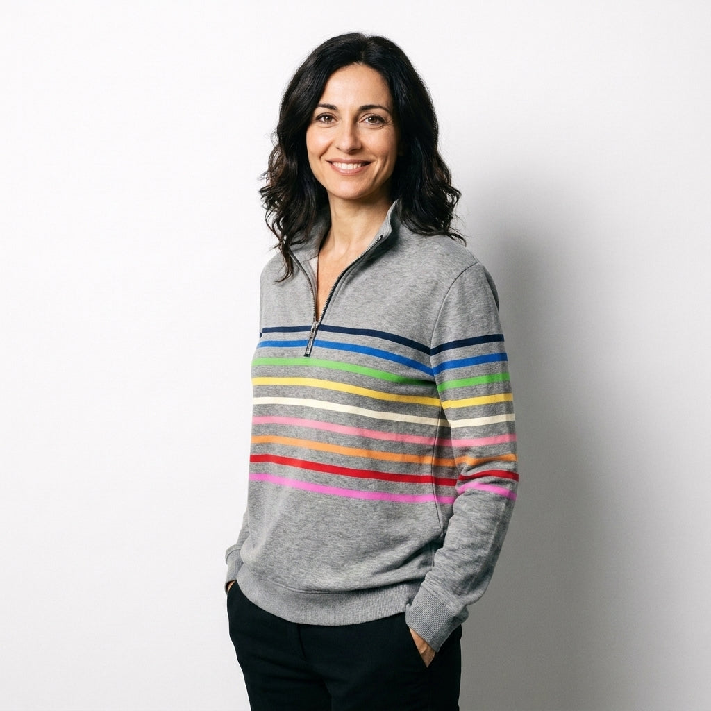 Irene | Maglione a righe confortevole