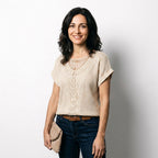 Lara | Top bohemien all'uncinetto