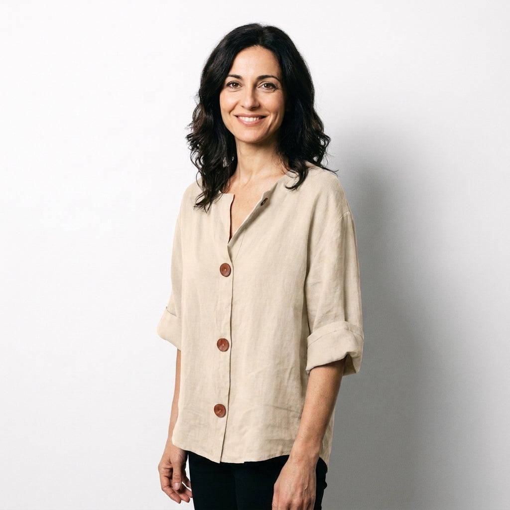 Noa | Blusa in lino casual
