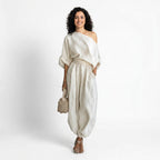 Leonor | Elegante completo due pezzi con una sola spallina