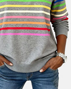 Irene | Maglione a righe confortevole