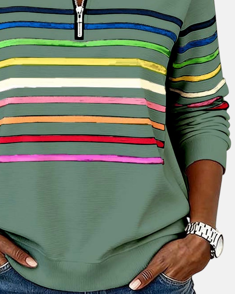 Irene | Maglione a righe confortevole