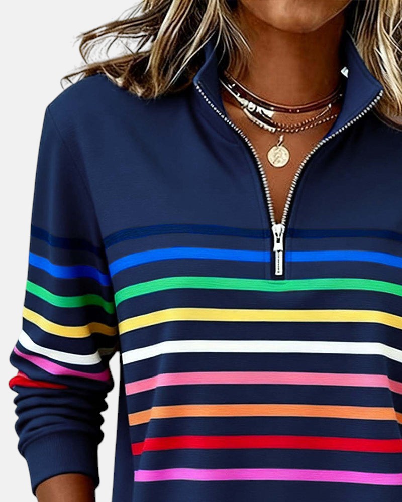 Irene | Maglione a righe confortevole