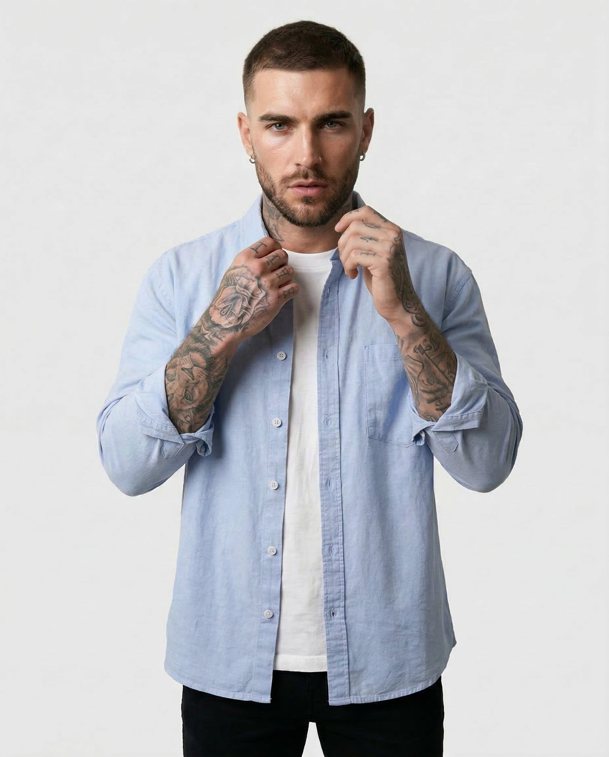 Camicia in lino Doha