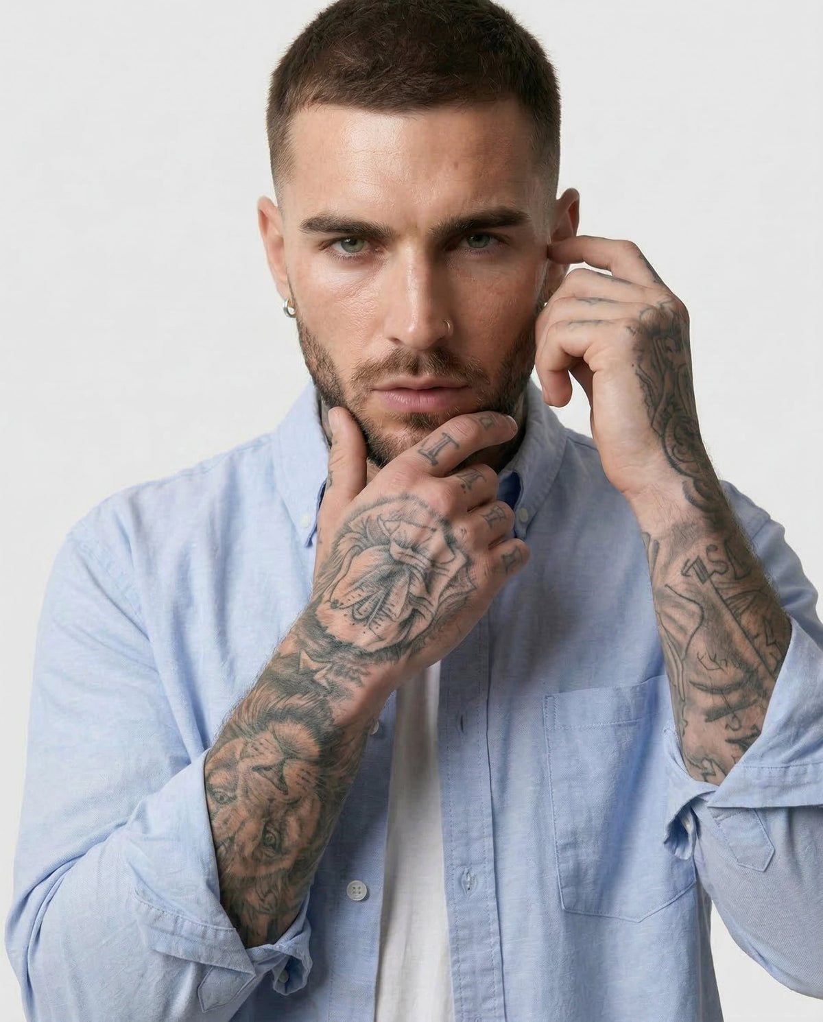 Camicia in lino Doha