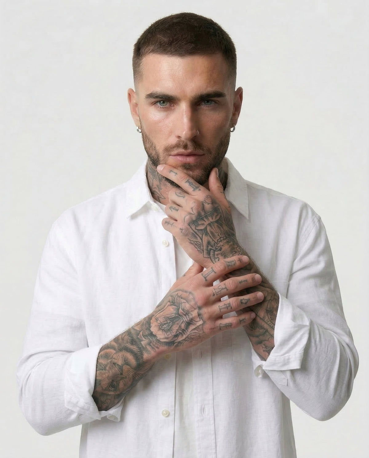 Camicia in lino Doha