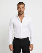 Mitchel | Camicia elastica senza pieghe per uomo