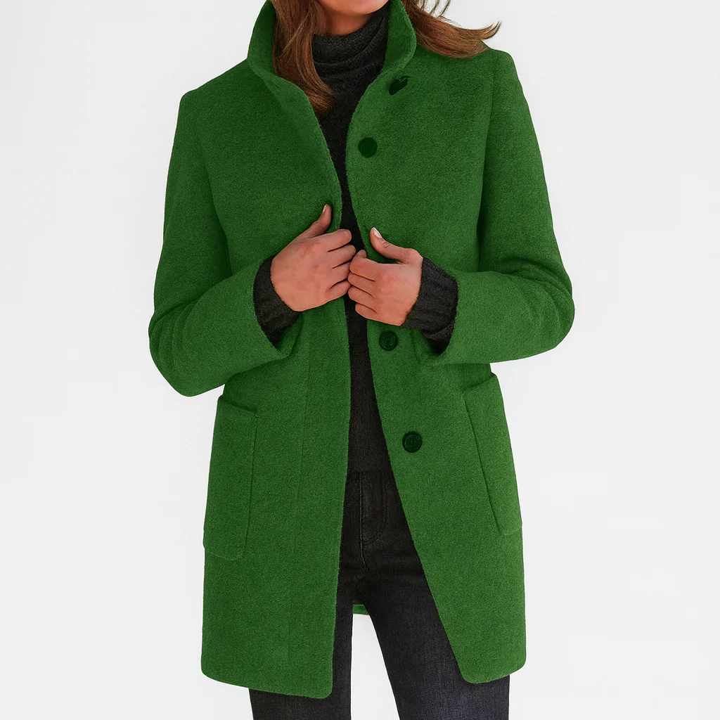 Eleonora | Cappotto in lana di taglio midi