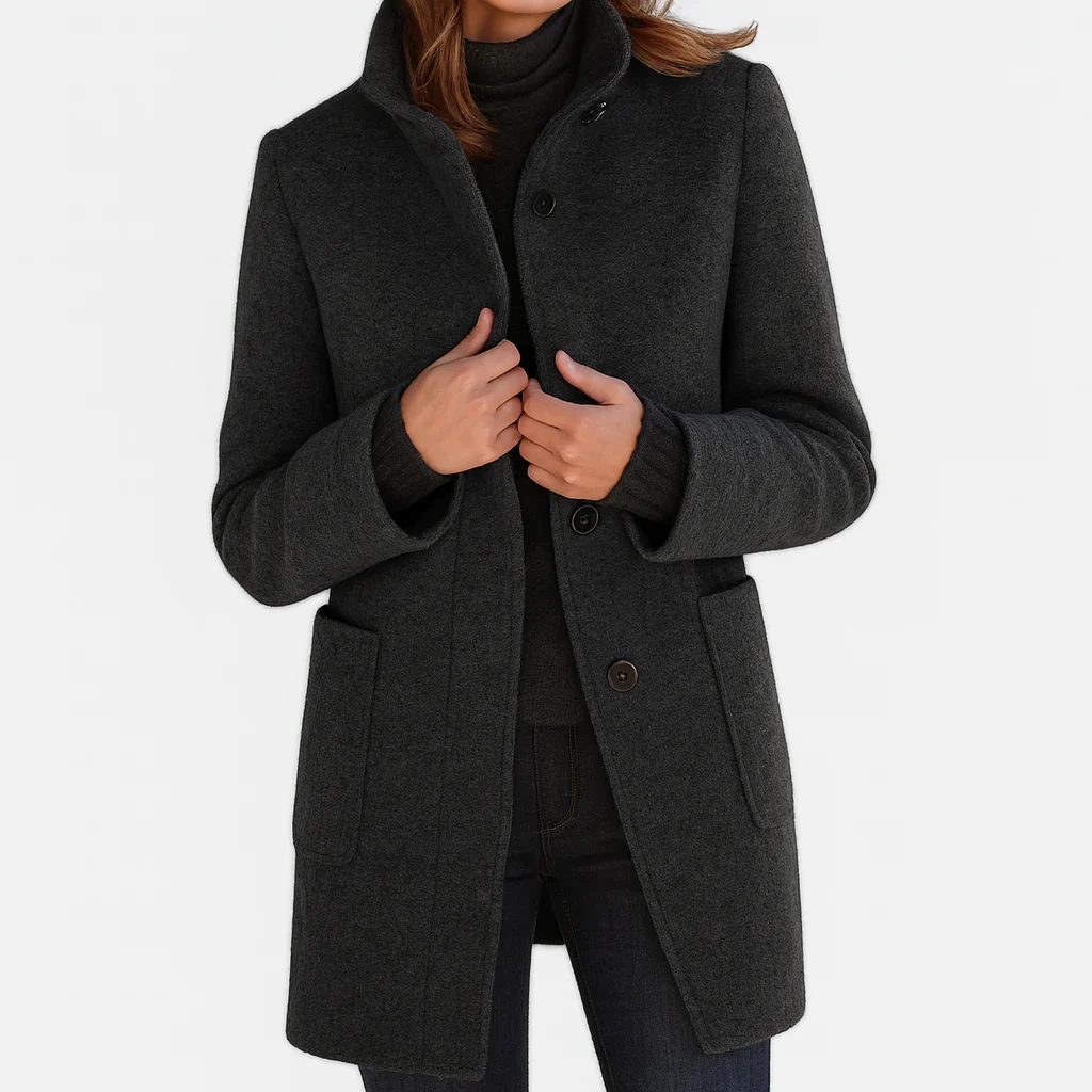Eleonora | Cappotto in lana di taglio midi
