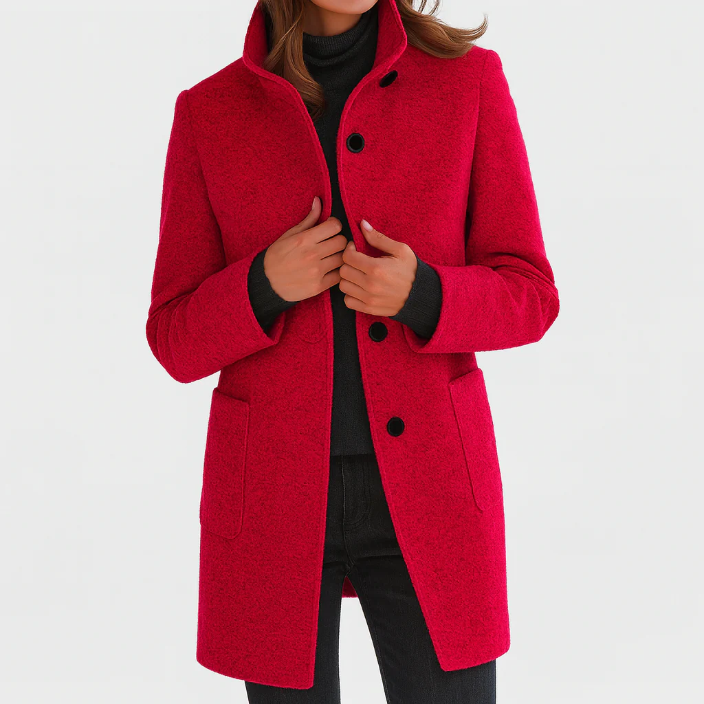 Eleonora | Cappotto in lana di taglio midi