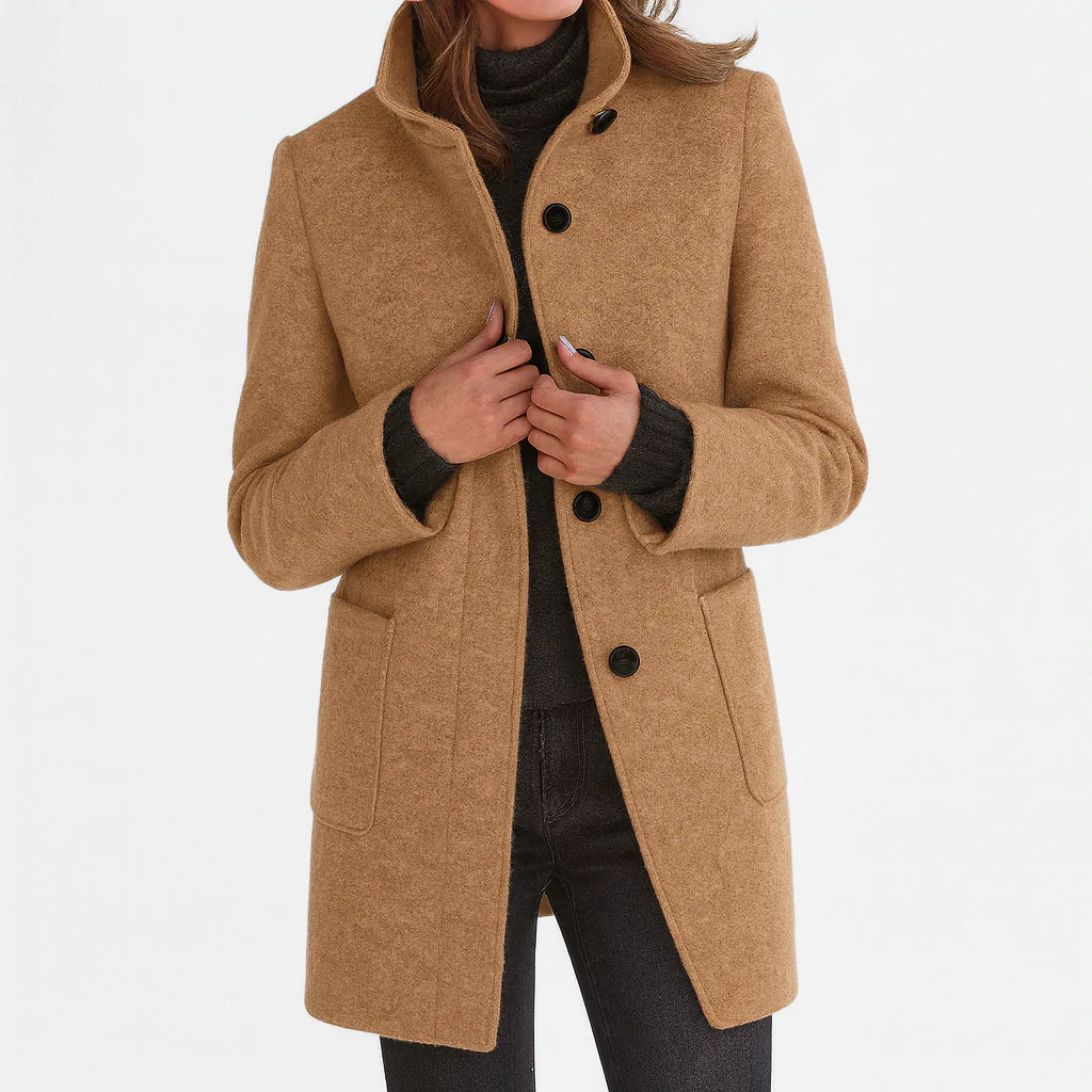 Eleonora | Cappotto in lana di taglio midi